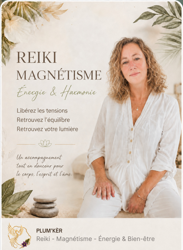 Valérie Pena – Reiki et magnétisme chez Plum’Kèr à La Réunion